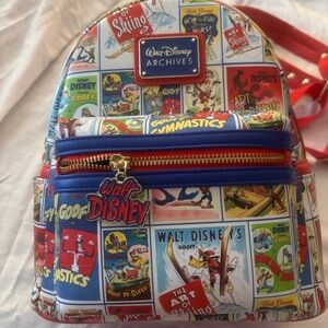 Disney Loungefly Archives mini backpack (rare)